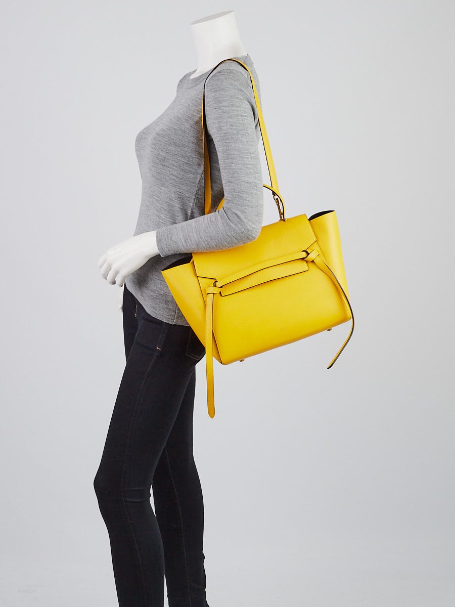 celine belt bag yellow