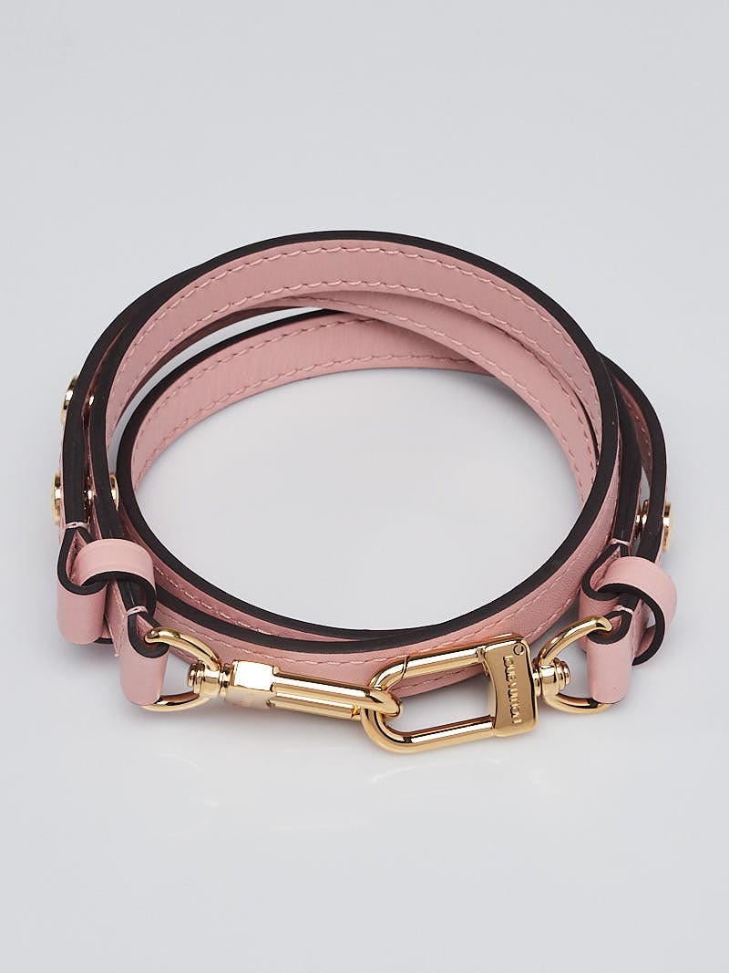 Louis Vuitton Rose Poudre Leather Shoulder Strap - Yoogi's Closet