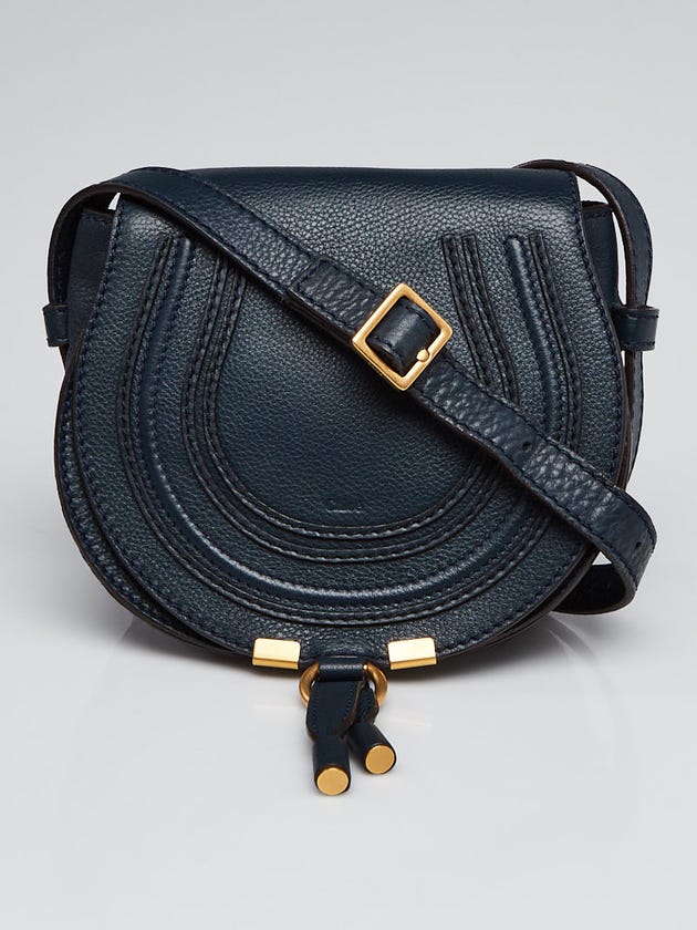 Chloe Overseas Pebbled Leather Mini Marcie Crossbody Bag