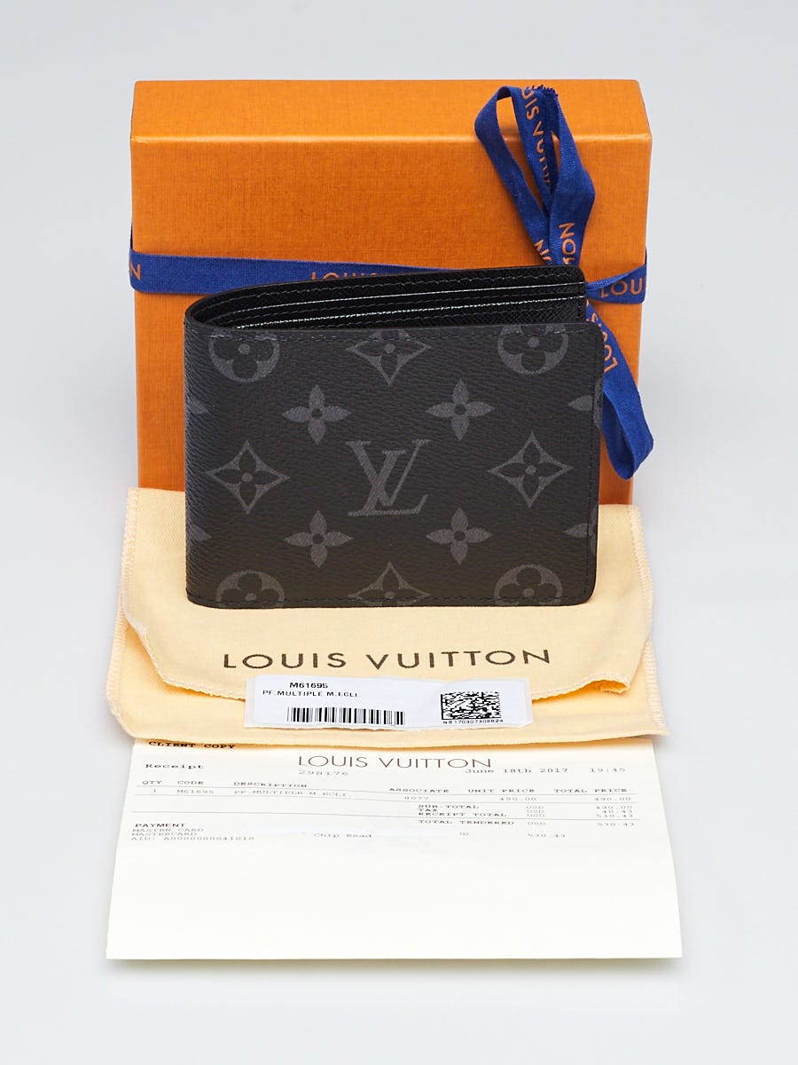 LV Mens PF Multiple Wallet Monogram  Leather fold wallet, Monogram wallet,  Wallet