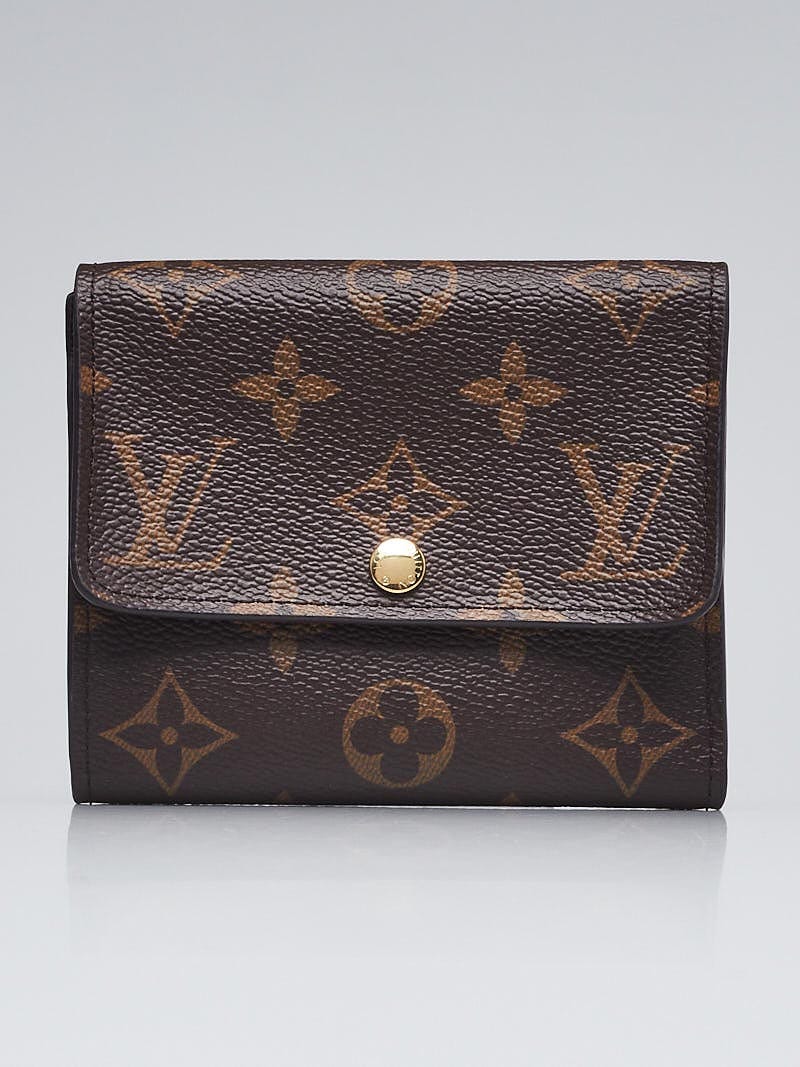 LOUIS VUITTON Monogram Canvas Anais Wallet Brown