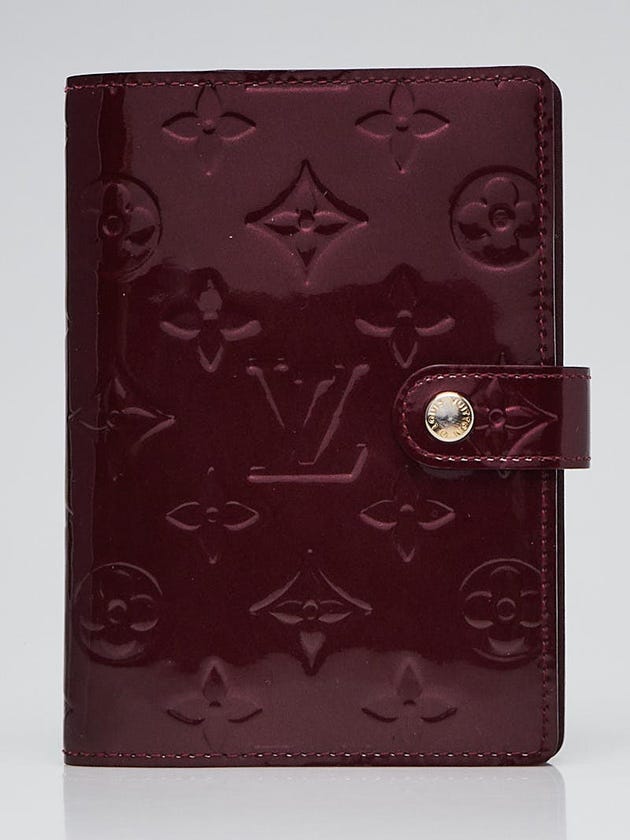 Louis Vuitton Rouge Fauviste Monogram Vernis Small Ring Agenda/Notebook