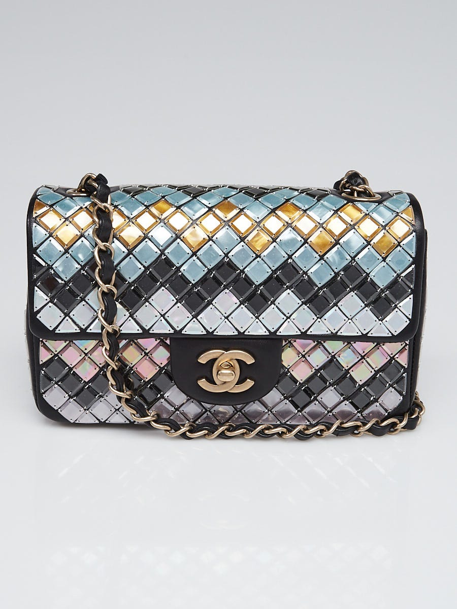 Chanel Navy Blue Quilted Lambskin Leather Classic Mini Flap Bag - Yoogi's  Closet