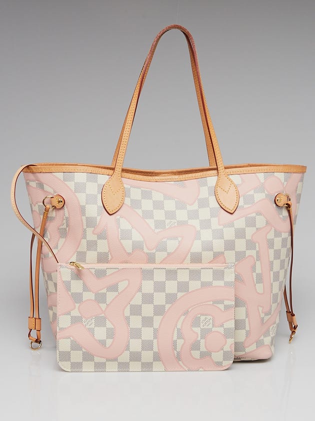 Louis Vuitton Limited Edition Damier Azur Tahitiennes Neverfull MM Bag