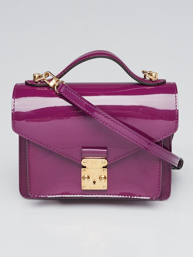 Louis Vuitton Amethyst Vernis Leather Monceau BB Bag
