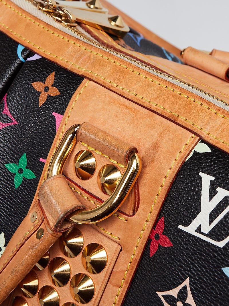 Louis Vuitton Black Monogram Multicolore Courtney GM Bag - Yoogi's Closet