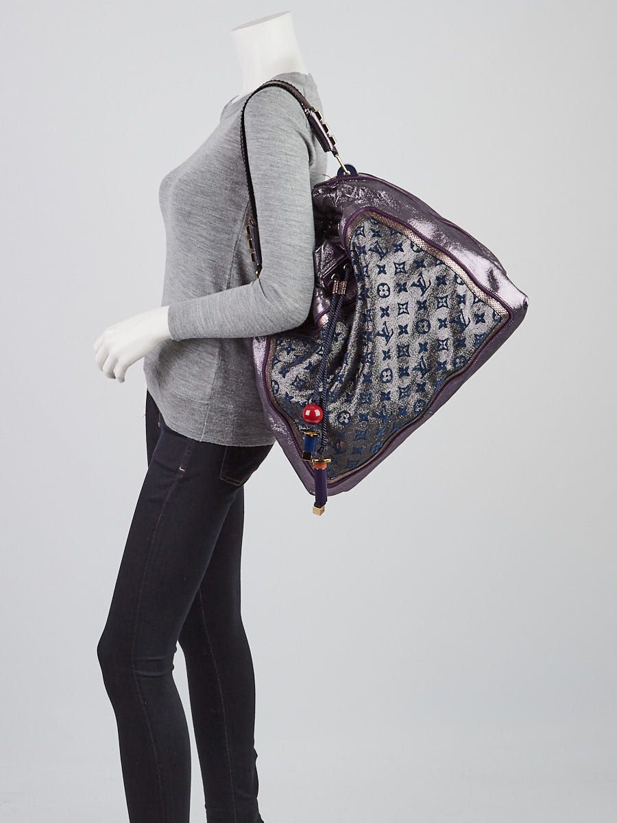 Louis Vuitton, Bags, Louis Vuitton Purple Python Monogram Lurex Exotic  Snakeskin Bluebird Hand Bag Lv