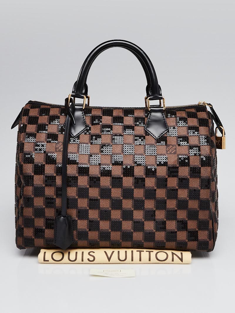 Louis Vuitton Limited Edition Black/White Damier Speedy