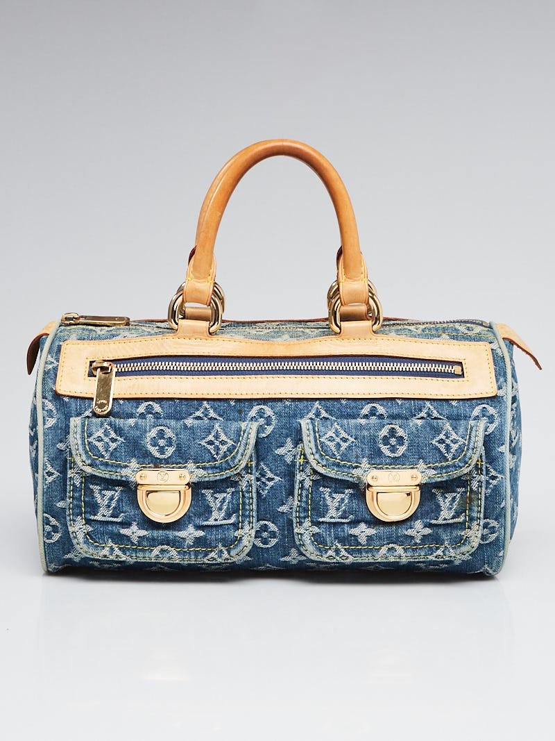 Louis Vuitton Blue Denim Monogram Denim Neo Speedy Bag - Yoogi's