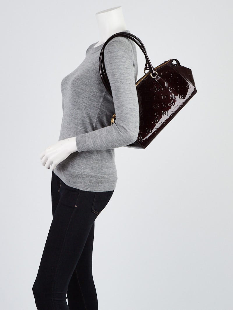Louis Vuitton Vernis Sherwood PM M91494 Women's Shoulder Bag