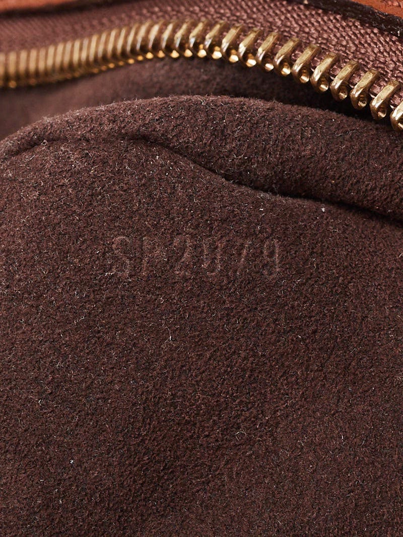 Louis Vuitton Cognac Monogram Mahina Leather L Bag - Yoogi's Closet
