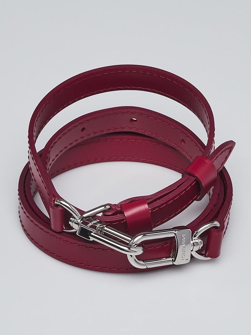 Louis Vuitton 16mm Red Leather Strap
