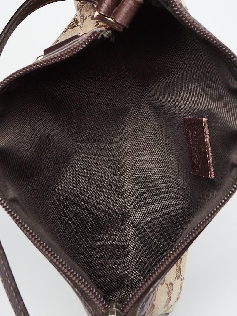 Abbey D-Ring Pochette Bag - Signature Canvas – ZAK BAGS