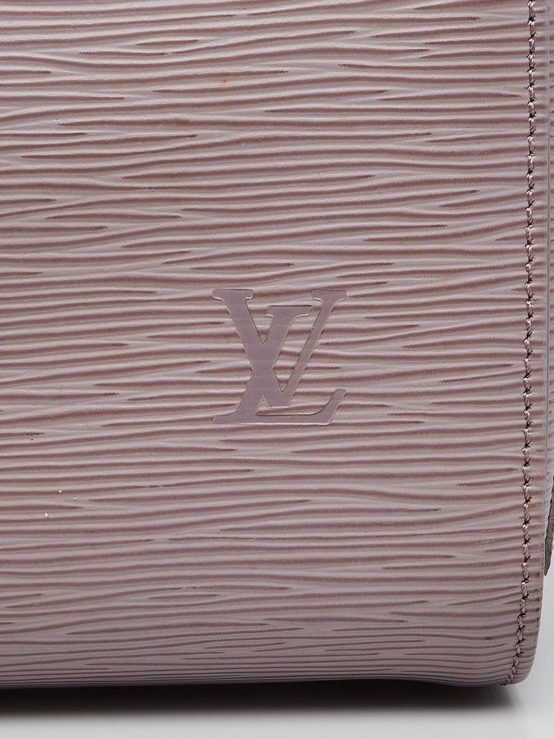 Louis Vuitton Pink Epi Leather And Brown Monogram Eclipse Canvas