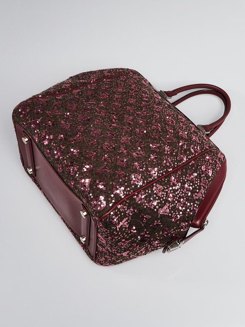 Louis Vuitton Limited Edition Burgundy Monogram Sunshine Express  North-South Bag - Yoogi's Closet