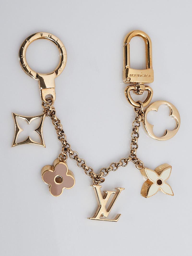 Louis Vuitton Fleur de Monogram Chain Key Holder and Bag Charm - Yoogi's  Closet