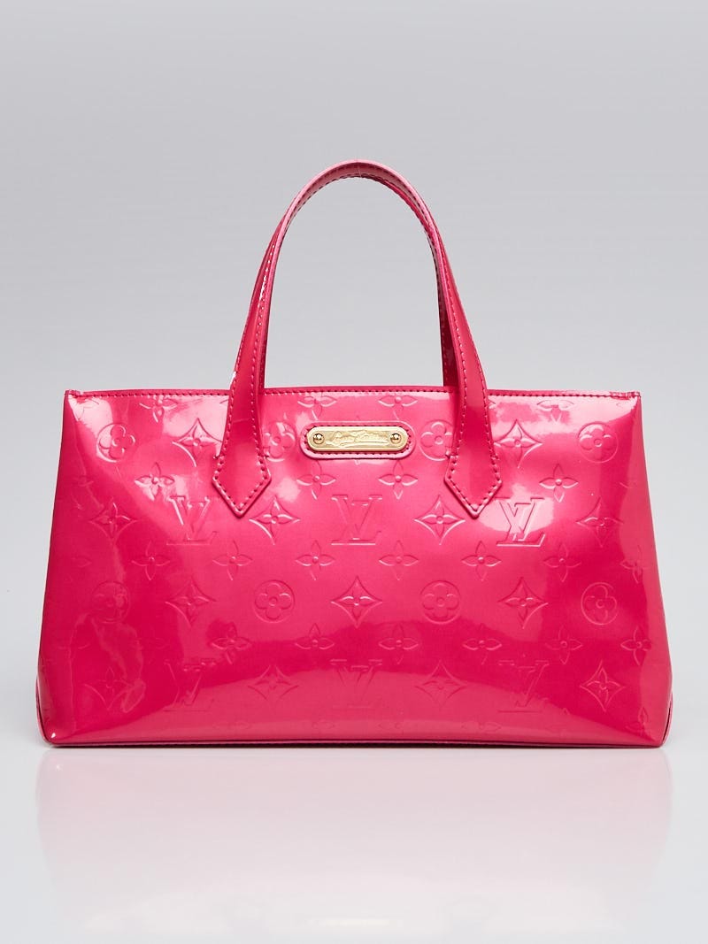 Louis Vuitton Rose Pop Monogram Vernis Wilshire PM Bag - Yoogi's