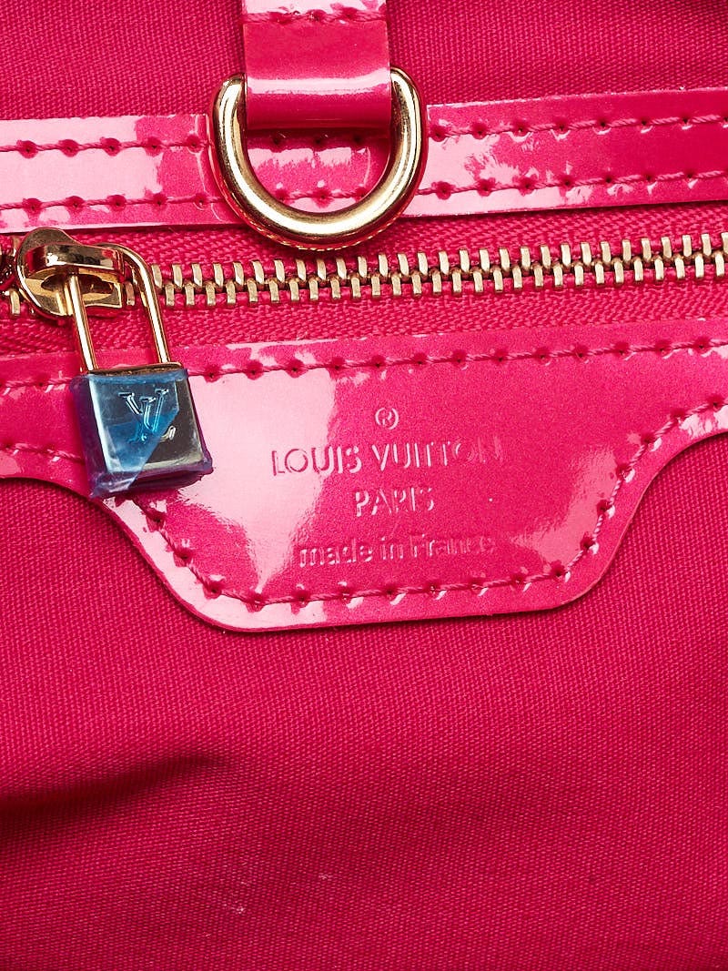 Louis Vuitton - Wilshire PM Monogram Vernis Leather Rose Pop