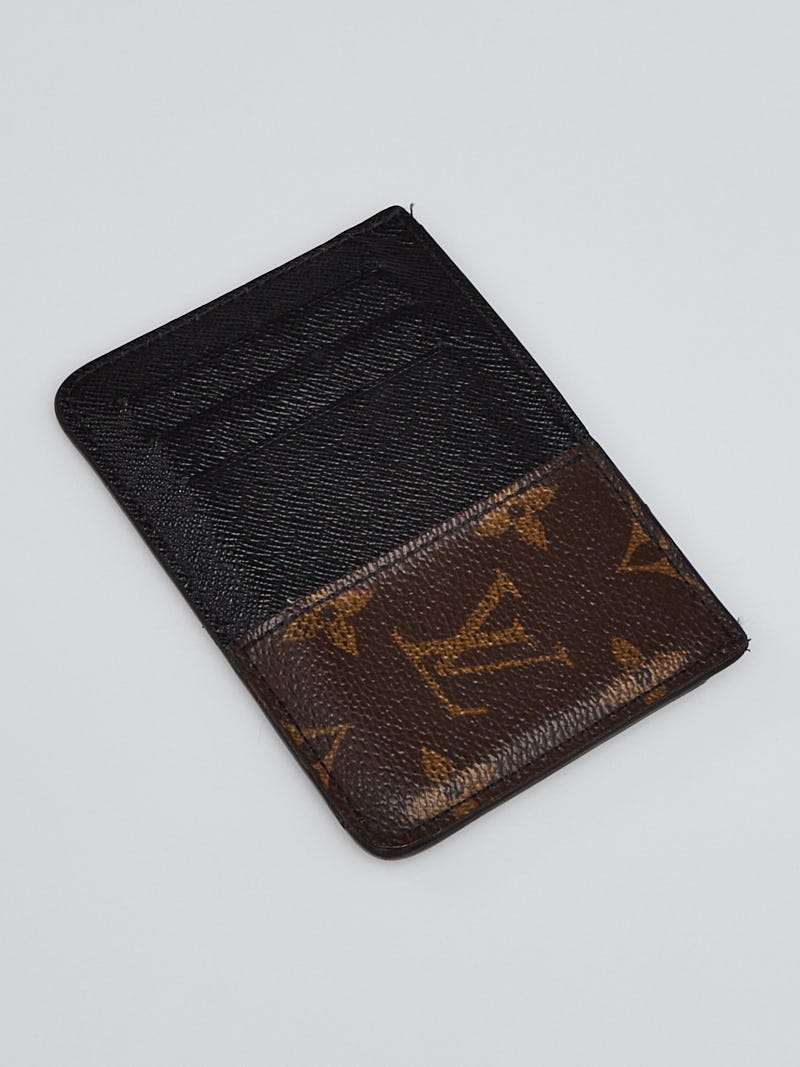 Louis Vuitton Black Monogram Canvas Neo Porte Card Holder - Yoogi's Closet