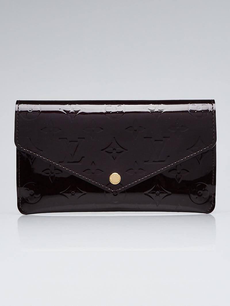 Louis Vuitton Jeanne Wallet Vernis Amarante in Leather with Gold-tone - US