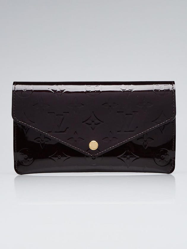 Louis Vuitton Amarante Vernis Leather Jeanne Wallet