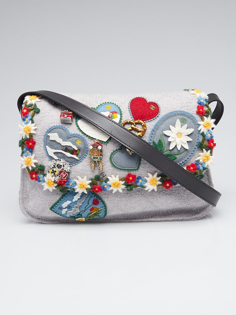 Chanel ParisSalzburg Multicolour Cashmere Classic Flap Bag  AGC1117   LuxuryPromise