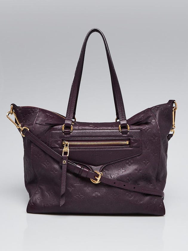 Louis Vuitton Aube Monogram Empreinte Leather Lumineuse PM Bag