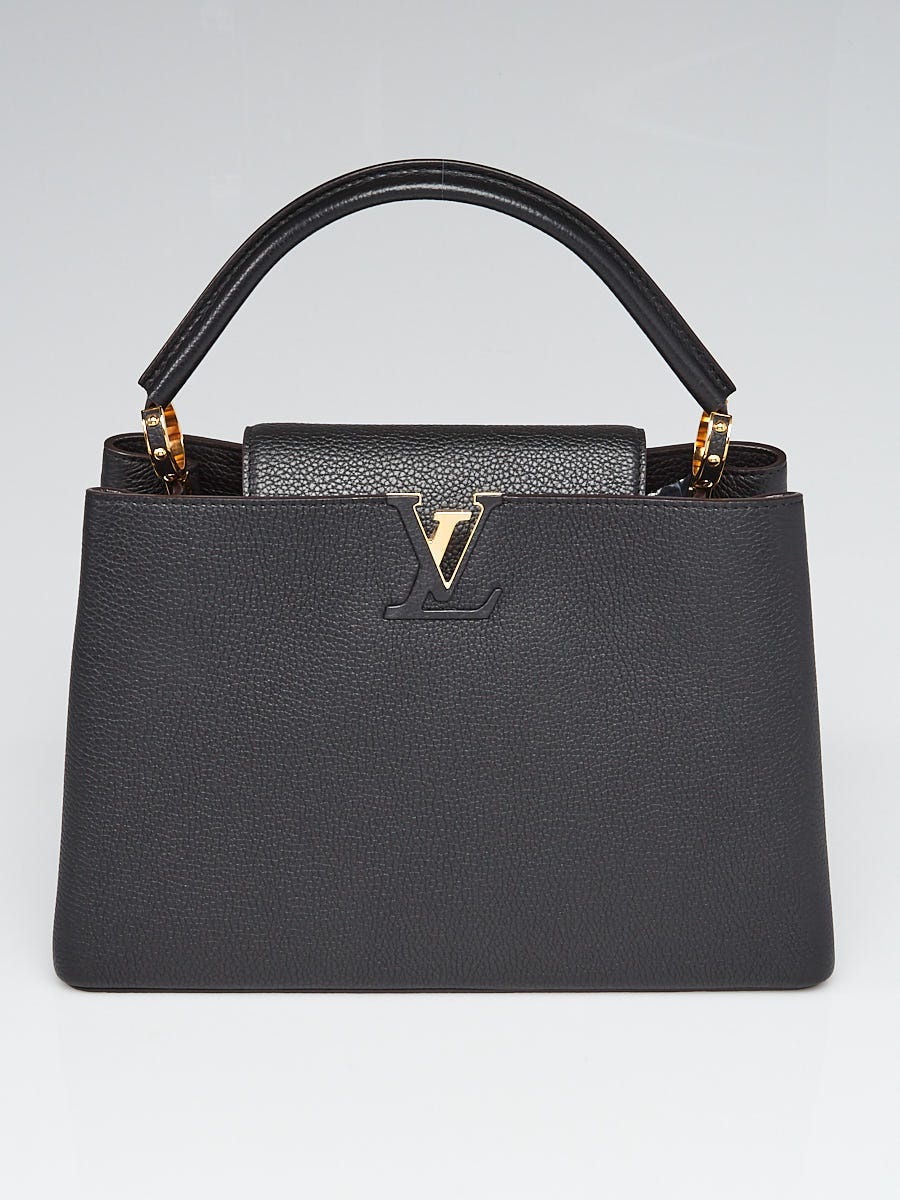 Louis Vuitton Black Taurillon Leather Capucines GM Bag - Yoogi's