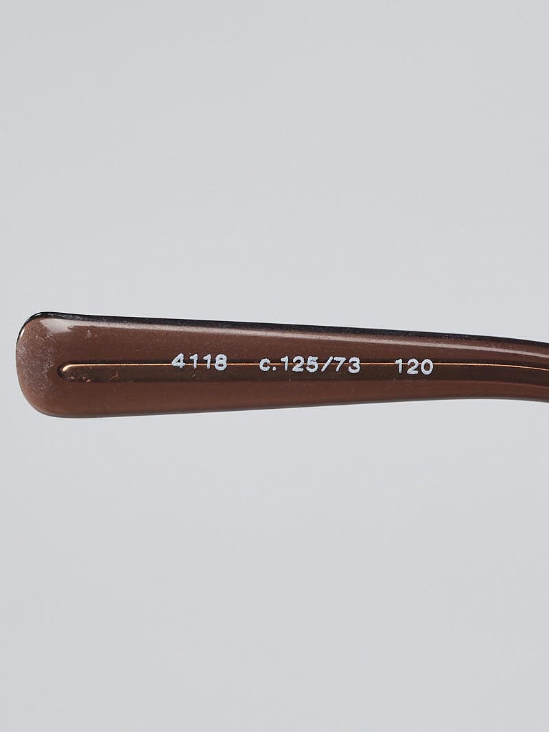 Chanel Goldtone Metal and Plastic CC Shield Sunglasses-4118