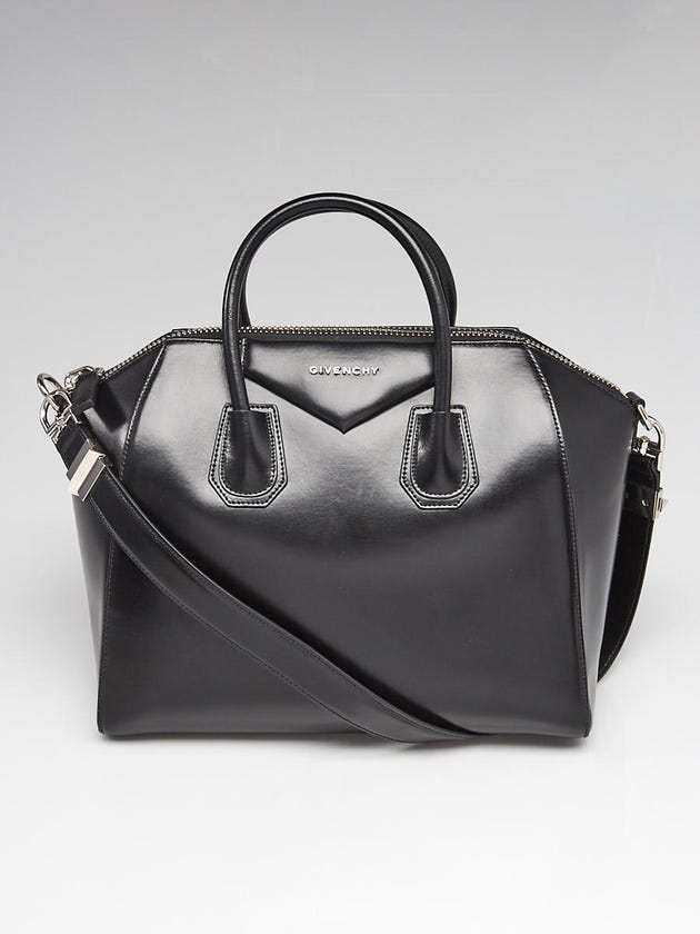 Givenchy Black Box Calfskin Leather Medium Antigona Bag