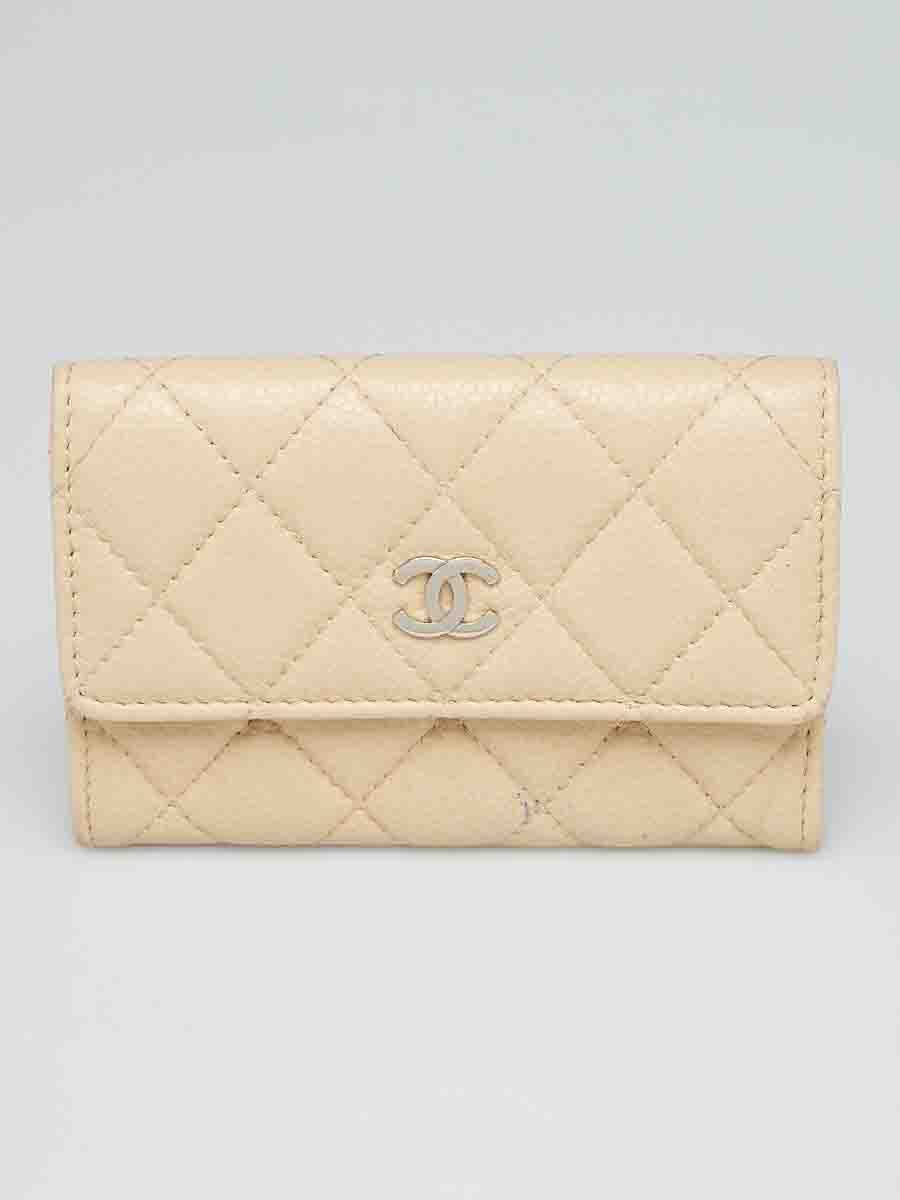 Chanel Quilted CC Flap Card Holder