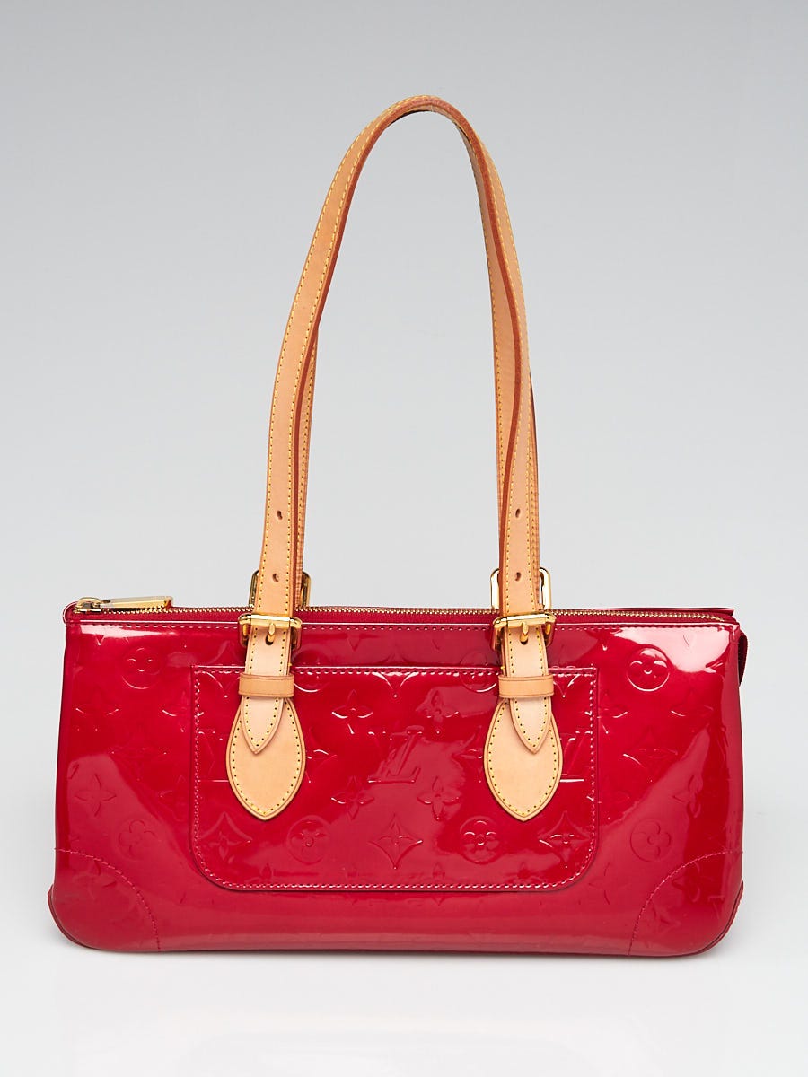 Louis Vuitton Red Monogram Vernis Rosewood Avenue Bag Louis