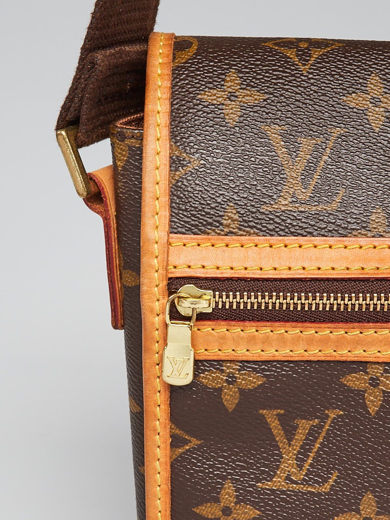 Louis Vuitton Vintage Brown Monogram Bosphore PM Canvas Messenger Bag, Best Price and Reviews