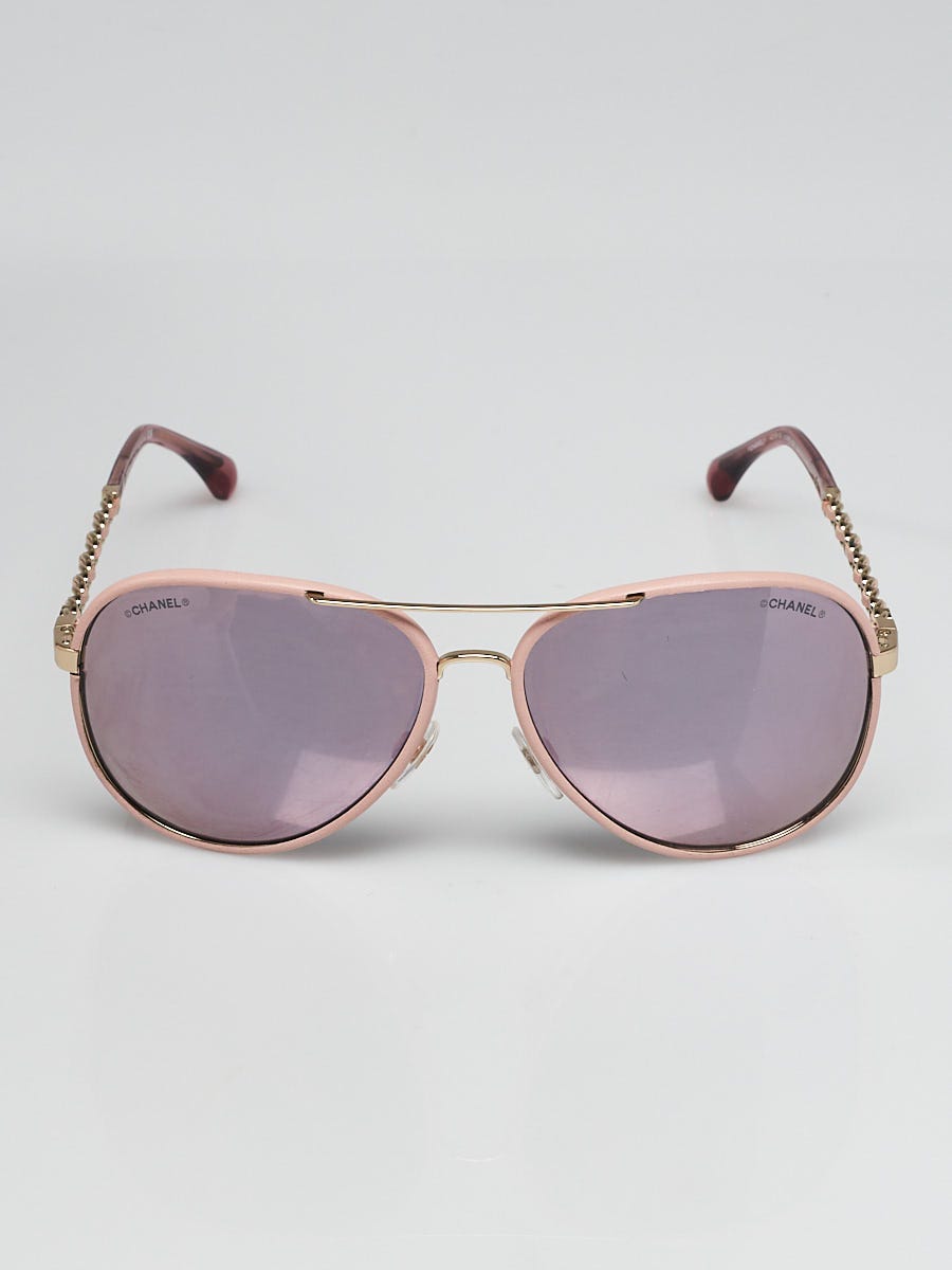 rose gold chanel sunglasses