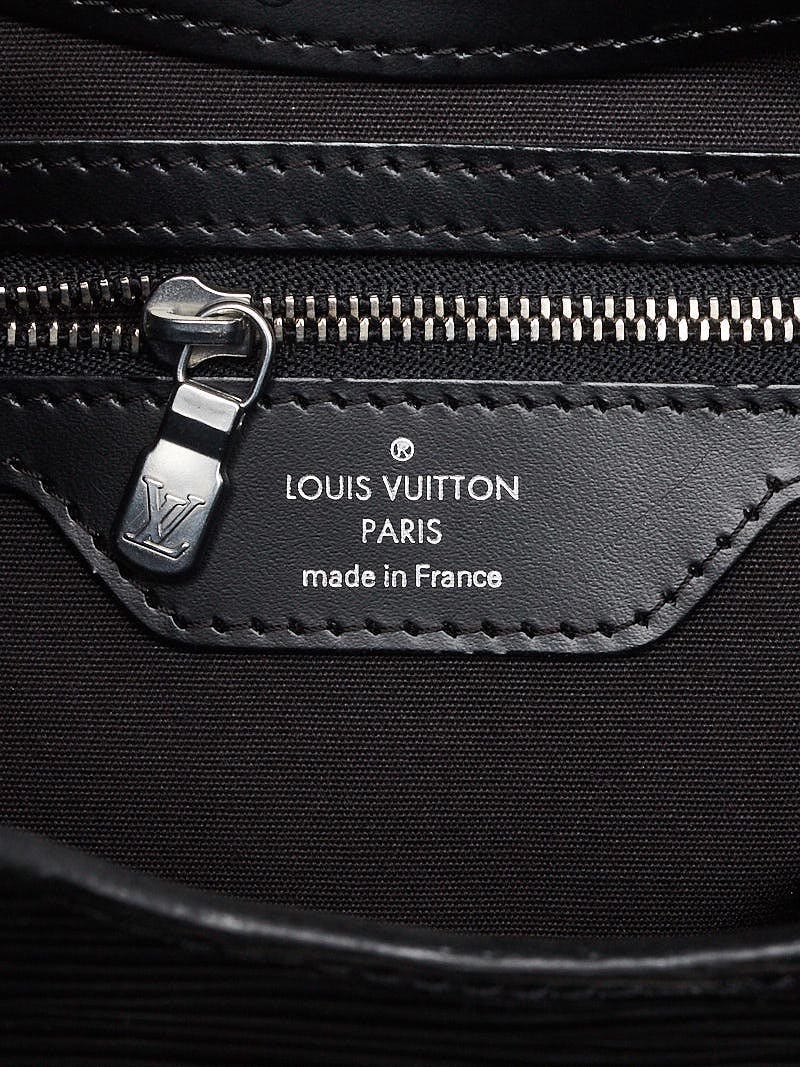 Louis Vuitton Black Epi Leather Sac Montaigne Bag - Yoogi's Closet