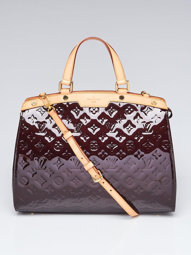 Louis Vuitton Amarente Monogram Vernis Brea GM Bag