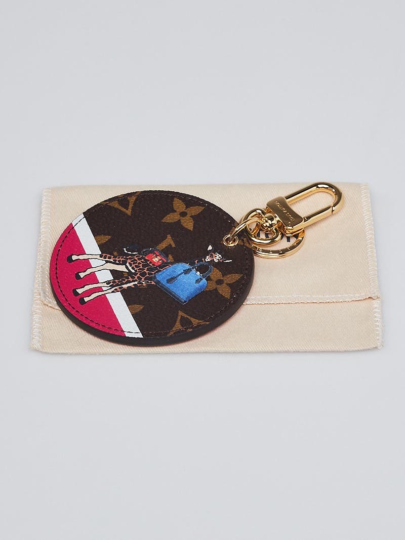 Louis Vuitton Monogram Illustre Giraffe Keychain & Bag Charm