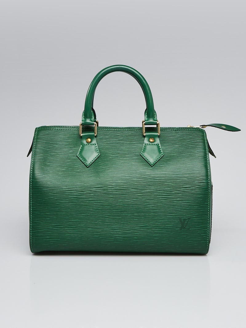 Louis Vuitton Borneo Green Epi Leather Lussac Bag - Yoogi's Closet