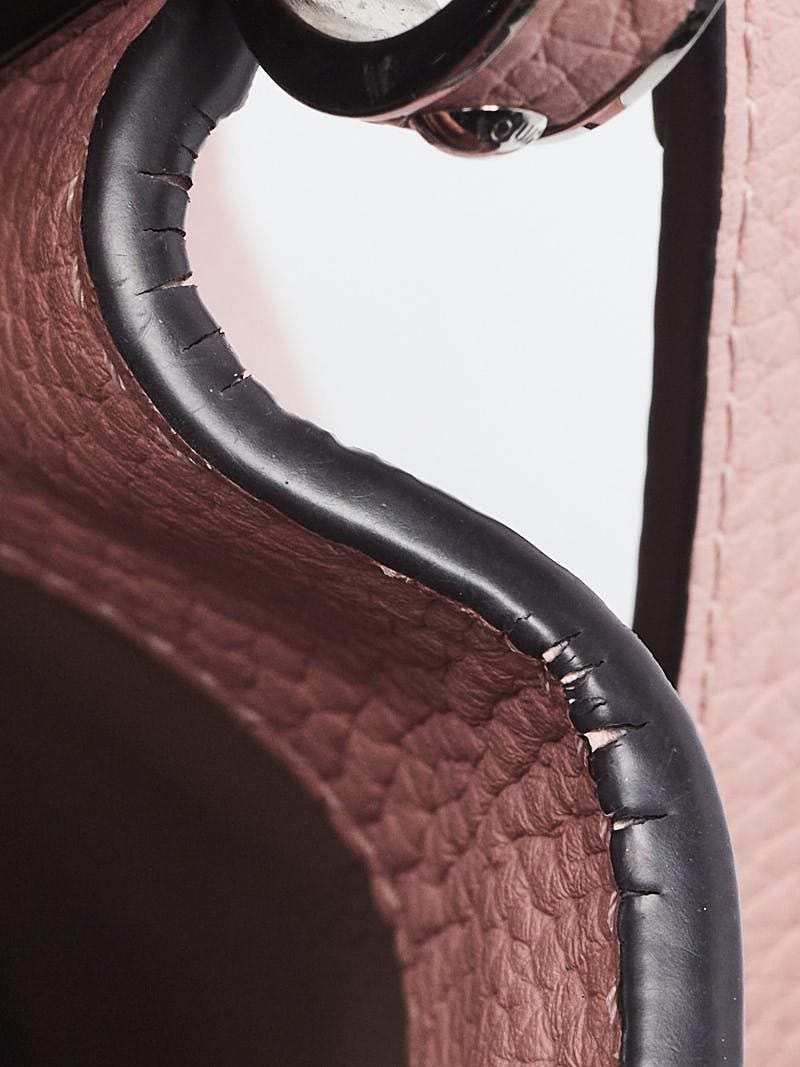 Louis Vuitton Black Taurillon Leather Pernelle Tote Bag - Yoogi's Closet