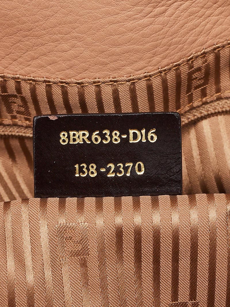 Fendi Beige Leather Big Mamma Forever Flap Bag 8BR638 | Yoogi's Closet
