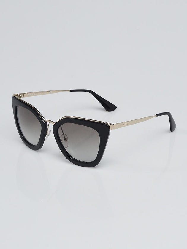 Prada Black Acetate Cat-Eye Sunglasses-SPR53S