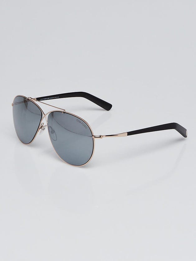 Tom Ford Goldtone Metal Frame Gradient Tint Eva Sunglasses- TF374