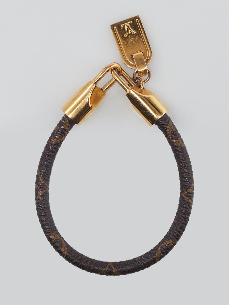 Louis Vuitton Pale Yellow Monogram Vernis Leather Good Luck Bracelet