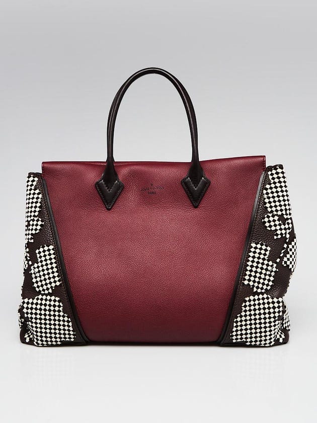 Louis Vuitton Prunille Veau Cachemire Orfevre and Veau Cachemire Calfskin Leather W GM Bag