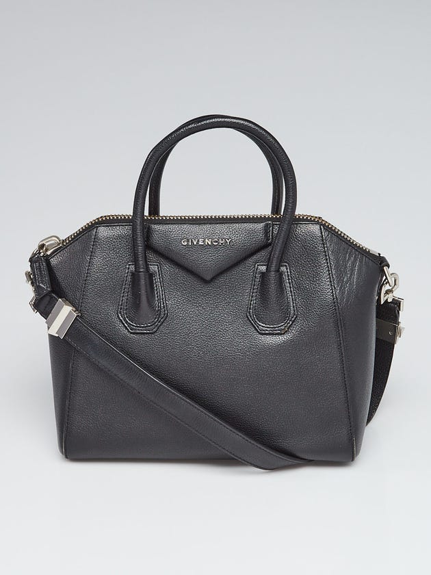 Givenchy Black Sugar Goatskin Small Antigona Bag