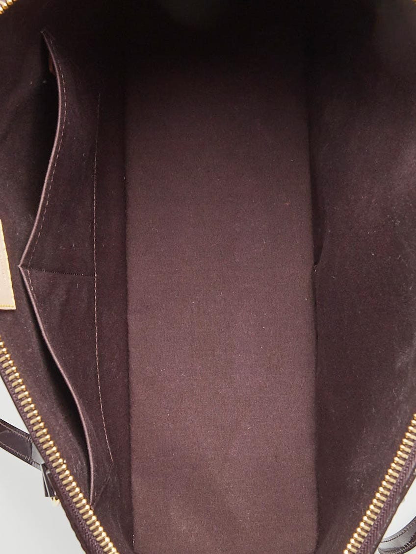 Louis Vuitton Amarante Monogram Vernis Avalon Zipped Bag - Yoogi's Closet