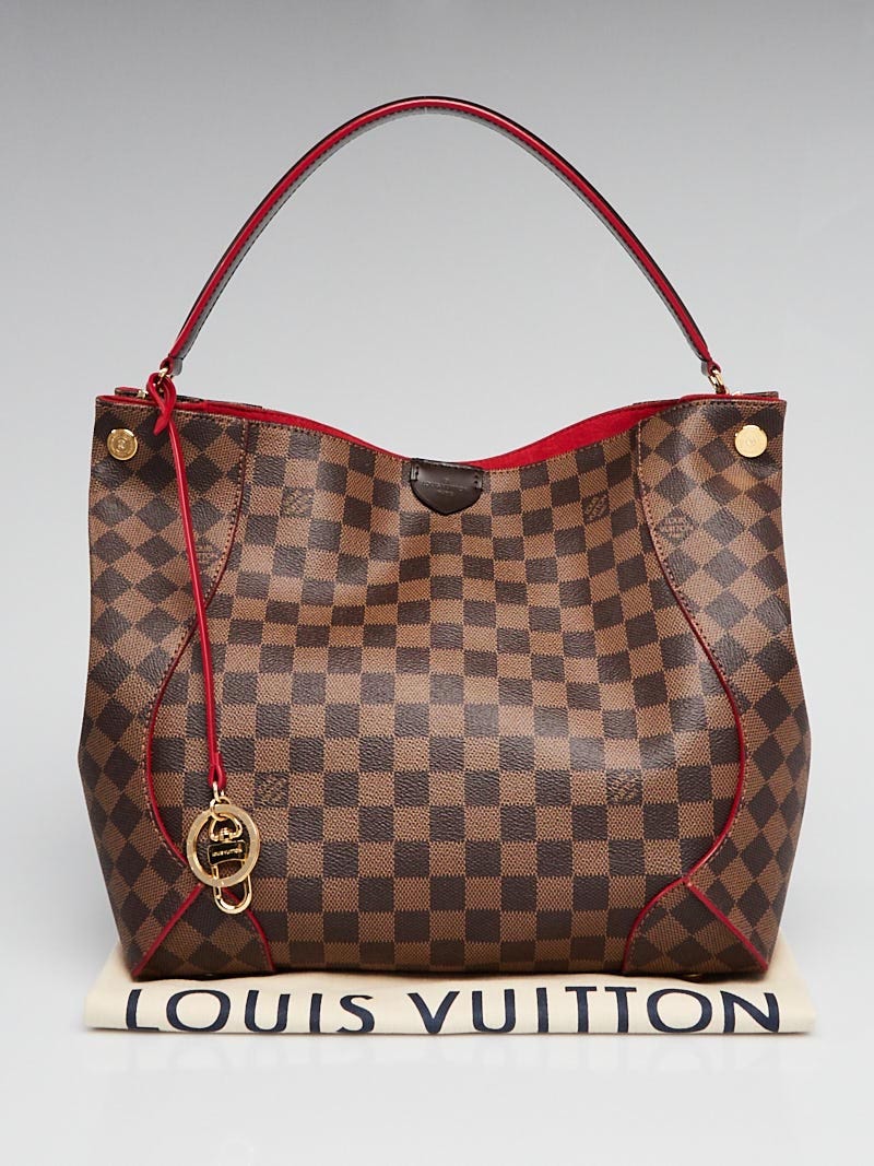 Louis Vuitton Damier Ebene Canvas Caissa Flap Bag Louis Vuitton
