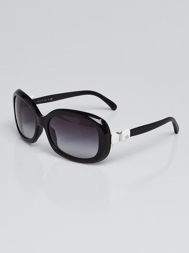 Chanel Black Frame Bow Sunglasses-5170