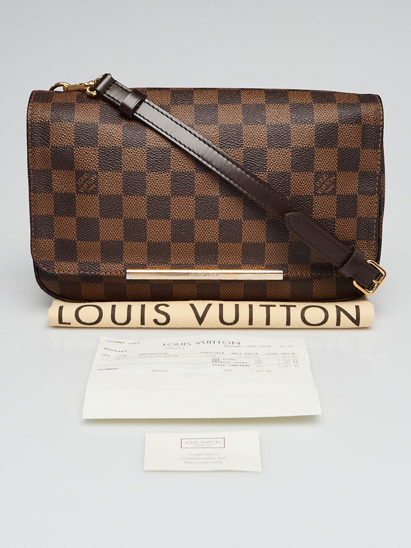 Louis Vuitton Damier Ebene Canvas Hoxton PM Bag at 1stDibs