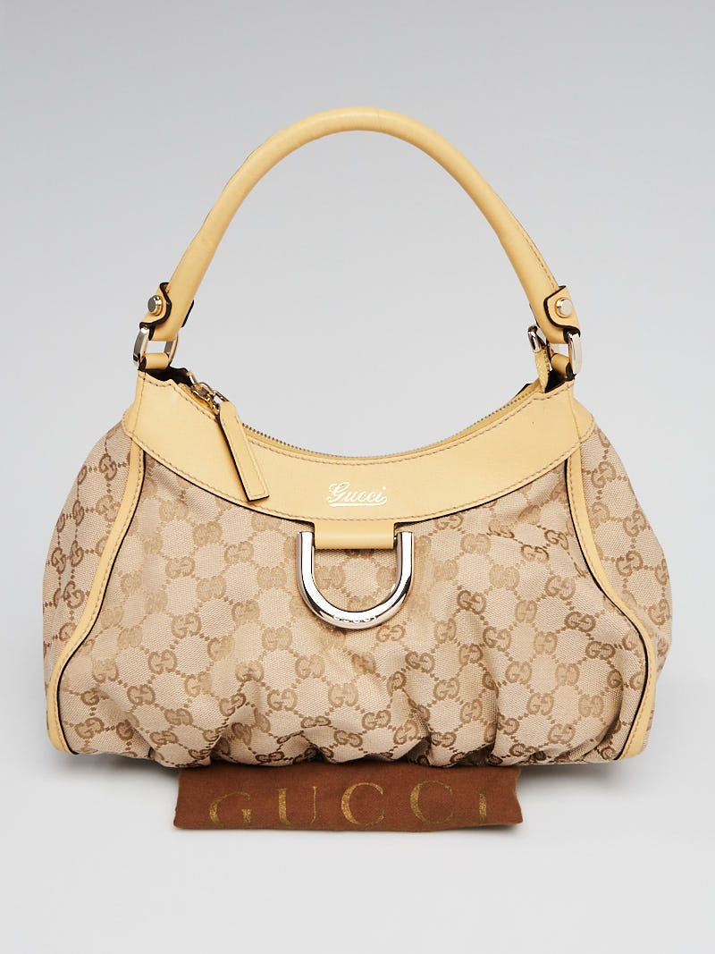 Gucci Hobo Bag GG Monogram Medium D Ring - Gucci Bags